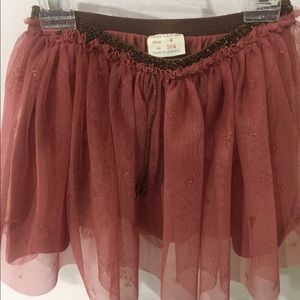 ZARA tulle skirt with glitter elastic waist band